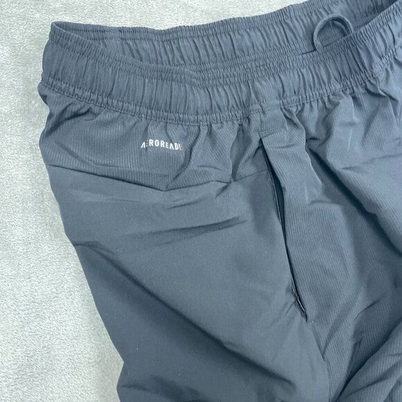 Adidas AEROREADY Elastic Waist Track Pants Black Size M a1061 - Picture 4 of 7